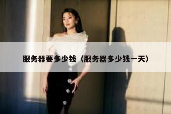 服务器要多少钱（服务器多少钱一天）