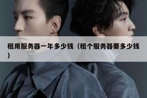 租用服务器一年多少钱（租个服务器要多少钱）