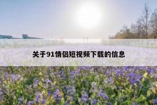 关于91情侣短视频下载的信息 关于91情侣短视频下载的信息