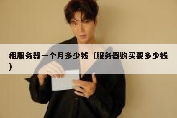 租服务器一个月多少钱(服务器购买要多少钱) 租服务器一个月多少钱(服务器购买要多少钱)