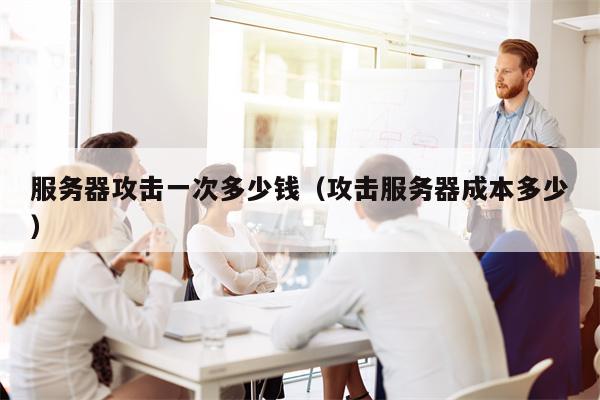 服务器攻击一次多少钱（攻击服务器成本多少）